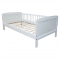 Preview: Kinderbett / Juniorbett Massiv 160 X 70 cm incl. Lattenrost weiss