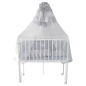 Preview: Beistellbett / Kinderbett 90x40 cm incl. Komplettset grau