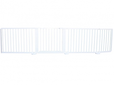 Absperrgitter Türschutzgitter Treppenschutzgitter 323 cm massiv weiss