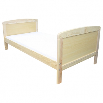 Preview: Kinderbett / Juniorbett 160x70 cm incl. Schaumstoffmatratze kiefer