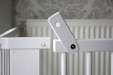 Absperrgitter Türschutzgitter Treppenschutzgitter 323 cm massiv weiss