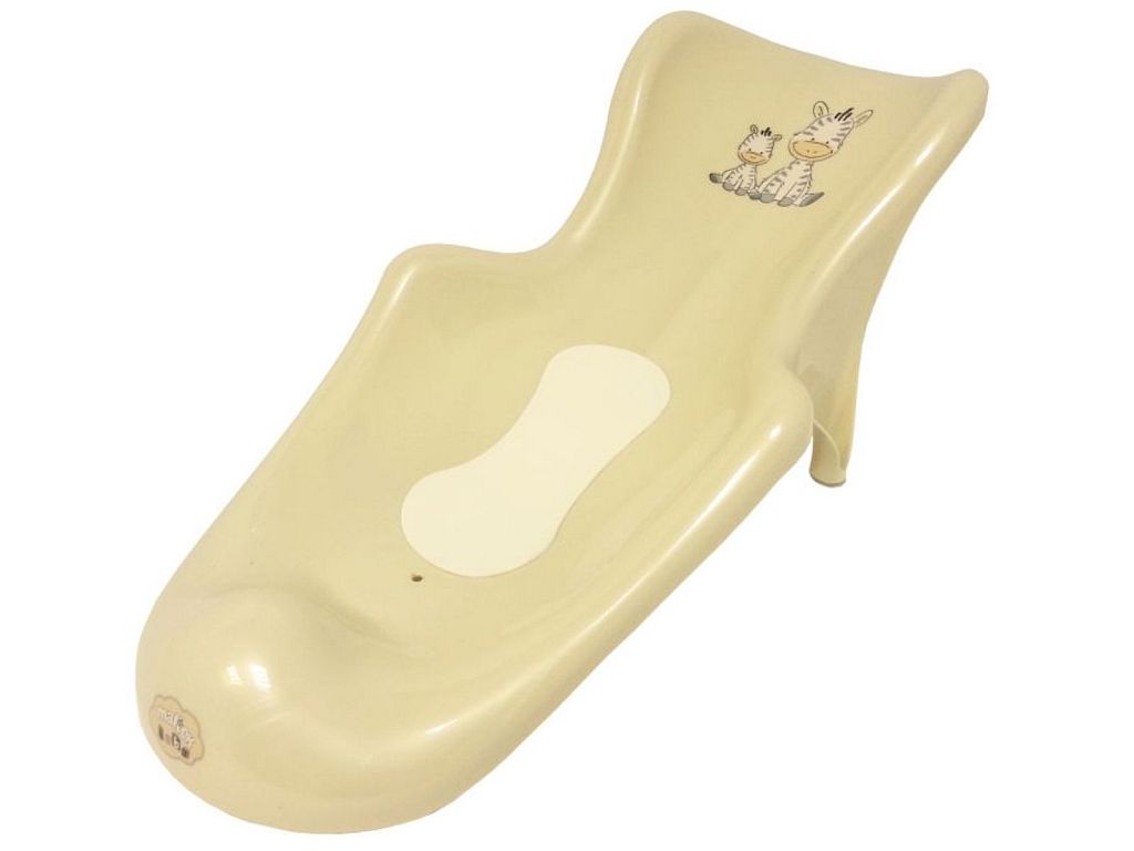 Badesitz Badestuhl für Babys Antirutsch Zebra beige 