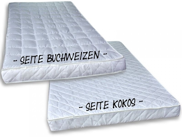 Kokos-Buchweizenmatratze 140x70 cm