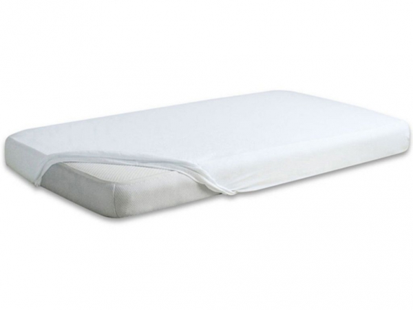 Spannbettlaken Spannbetttuch Bettlaken 140x70cm 100% Frottee Öko-Tex 100 weiß